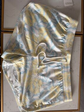 PJ Salvage Yellow & Light Blue Floral Lounge Shorts. NWOT xl